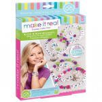 Make It Real Block 'N' Rock Alphabet Bracelets Pack Bracelet Making Kit