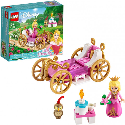 LEGO Disney Aurora’s Royal Carriage Creative Princess Building Kit, 62 Pieces
