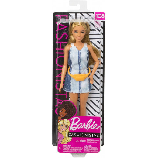Mattel Barbie Fashionistas 108 Original Doll With Blonde Hair