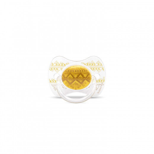 Suavinex Pacifier Premium Couture Physiological Teat - Yellow +18
