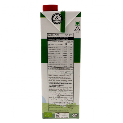 KOITA Organic Coconut Milk 1L - Pack of 12
