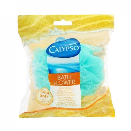 Calypso Bath Flower Body Sponge with Hanging Loop, Assorted Colors