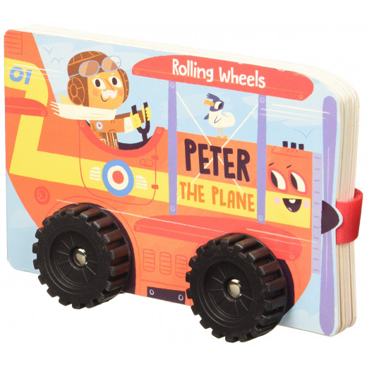 Yoyo Books - Rolling wheels Car Board book - Peter the Plane