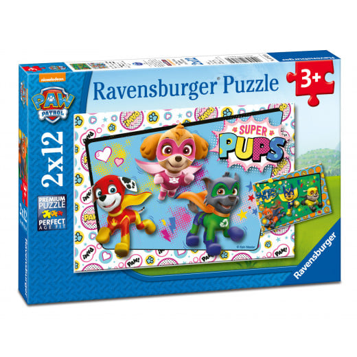 Ravensburger Puzzle 2x12 pcs - Paw Patrol