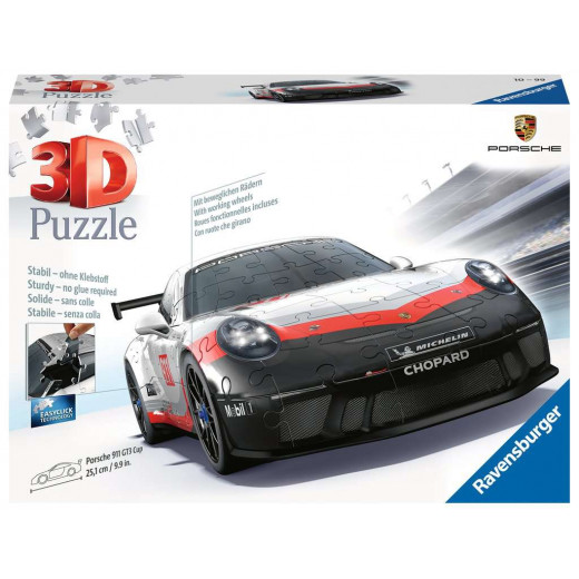 Ravensburger Porsche GT3 Cup 3D Jigsaw Puzzle (108 pieces)