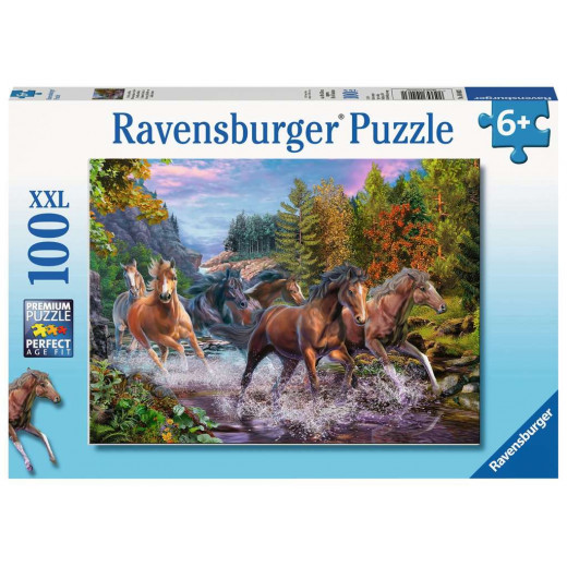 Ravensburger Rushing River Horses XXL100