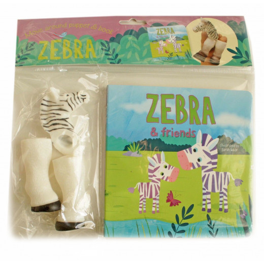 North Parade - Move around puppet & book – Zebra