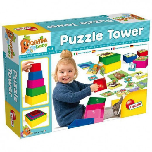 Lisciani Baby game Tower with puzzles