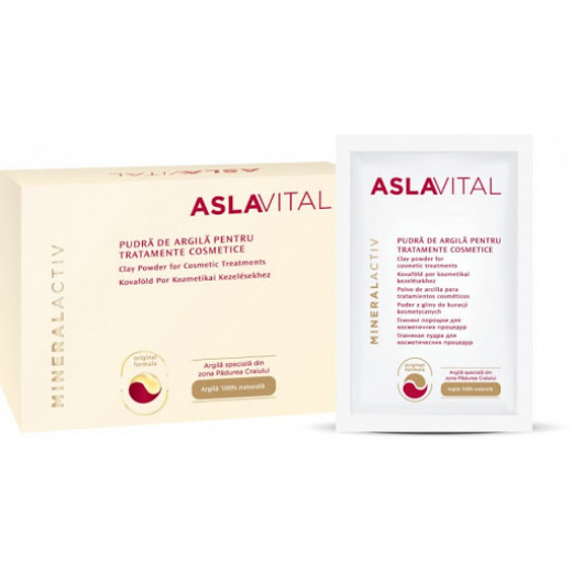 Aslavital Mineralactiv Clay Powder for Cosmetic Treatments
