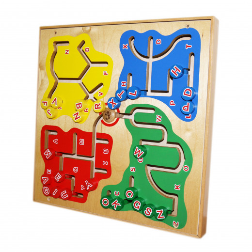 Alphabet Maze Design Logico