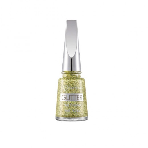 Flormar Glitter Nail Enamel GL04 Gold Rush 11ml