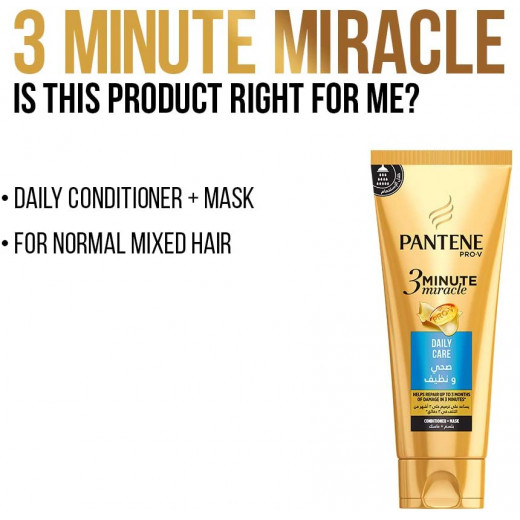 Pantene Pro-V 3 Minute Miracle Daily Care Conditioner 200 ml