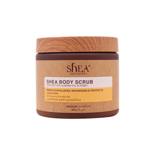 Shea Miracles Body Scrub Almond Oil & Honey 500ml