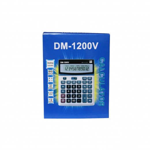 DM-1200V Desktop Calculator, 12 Digits