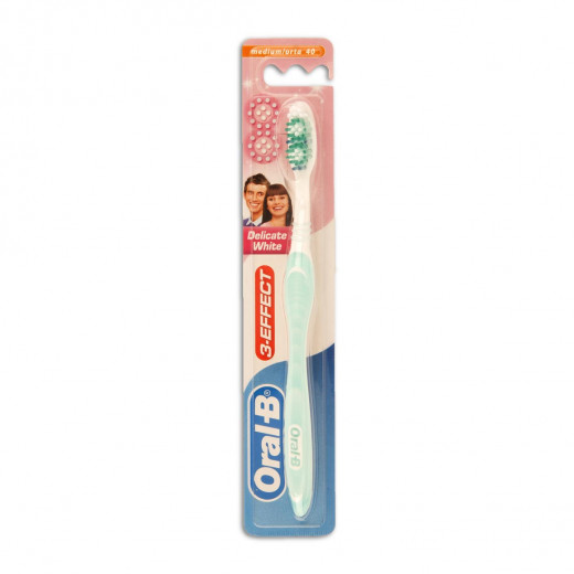 Oral B Medium Delicate White Toothbrush