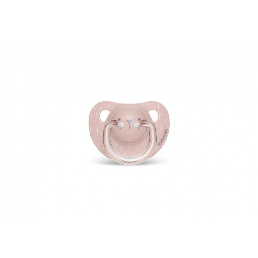 Suavinex Evo Ana Soother S Whiskers 6-18m, Pink