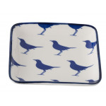 Madame Coco - Dream Blue Bird Square Plate