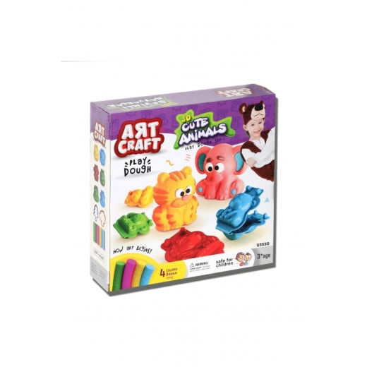 Art Craft 3D Animals Dough Set 200 gr