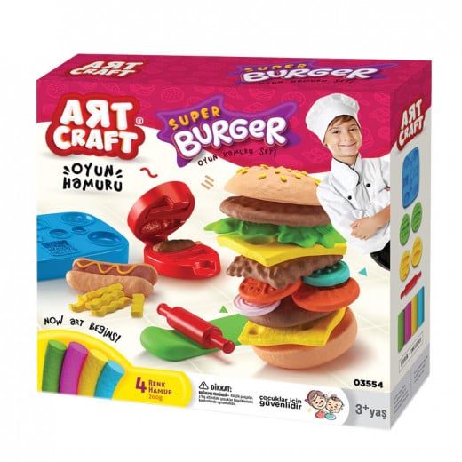 Art Craft | Hamburger Play Dough Set