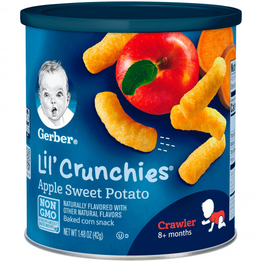 Gerber Lil Crunchies 42g Apple Sweet Potato