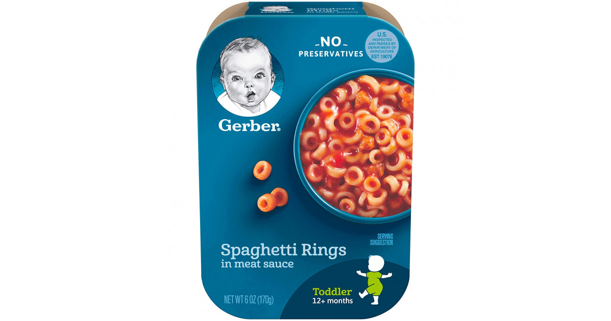 Gerber Spaghetti Rings In Meat Sauce 170g Gerber Jordan Amman