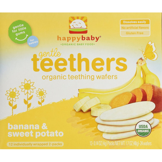 Happy Baby Organic Teethers Sweet Potato Banana