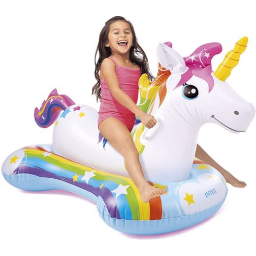 Intex Inflatable Unicorn Ride-on