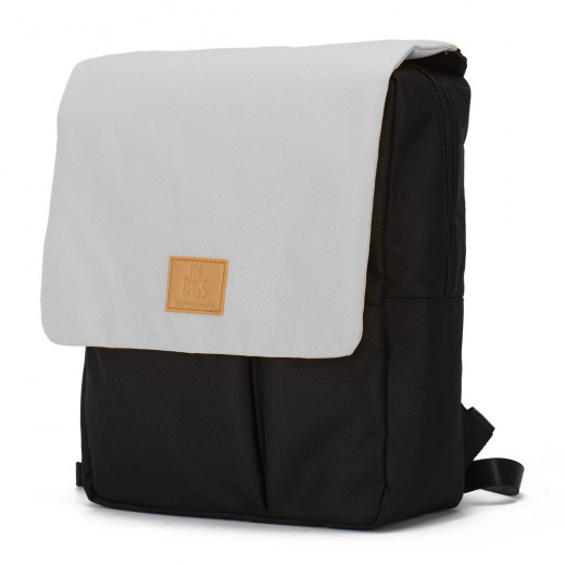 My Bag's Backpack Reflap Eco Black / Grey