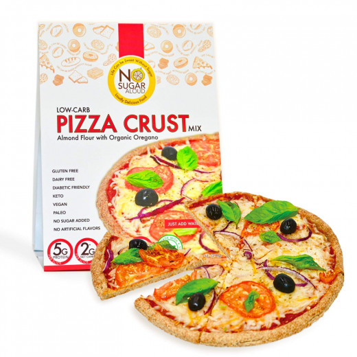 No Sugar Aloud, Low Carb Pizza Crust Mix