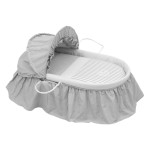 Cambrass - Basket With Frill And Hood- Grey Denim