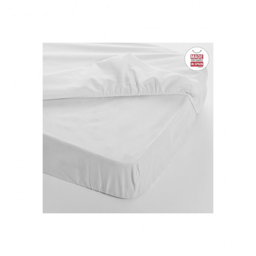 Cambrass - Fitted Sheet - Cot 70 X140 X1 cm White