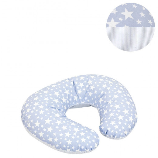 Cambrass - Small Nursing Pillow 53x45x10 cm Star Blue