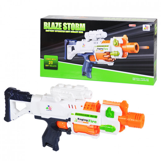 Blaze Storm Battery Operated Gun Toys Soft Bullets