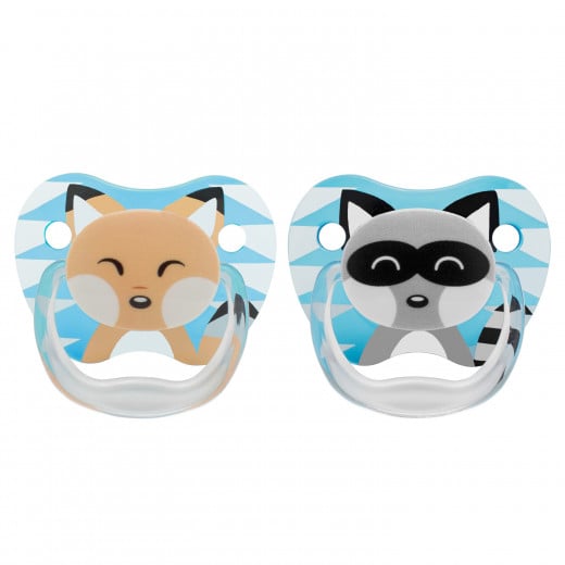 Dr Brown's Printed Shield Pacifier Stage 1 Boy - 2pk