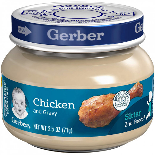 Gerber 2nd Foods Chicken & Gravy Baby Food 71g