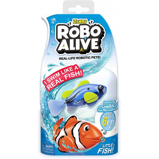 Robo Robo Alive Water Activated Fish Battery-Powered