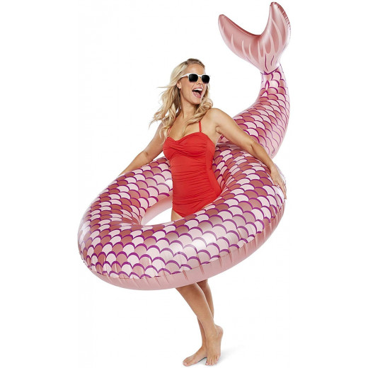 BigMouth Rose Gold Giant Mermaid Tail Pool Float