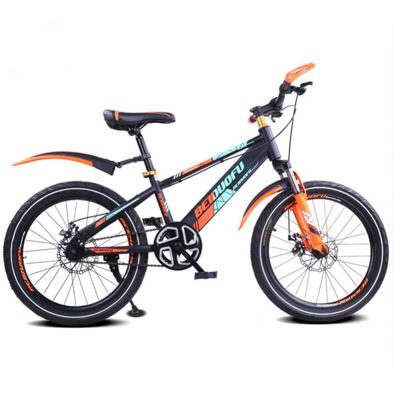Beiduofu Stainless Steel Kids Bicycle 18 Inch, Orange & Black ...