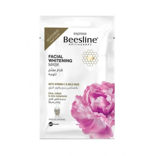 Beesline Whitening Face Mask With Vitamin C And Wild Rose, 25 Ml