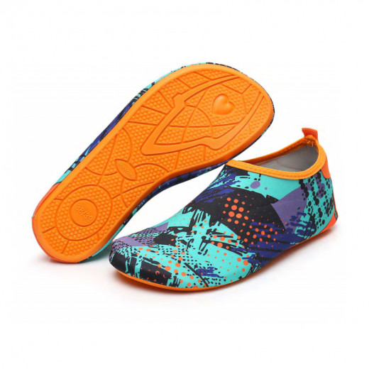 أحذية مائية للبالغين، تصميم برتقالي، قياس 40-41