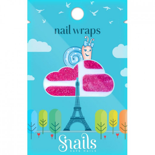 Snails Nail Wraps Red Carpet
