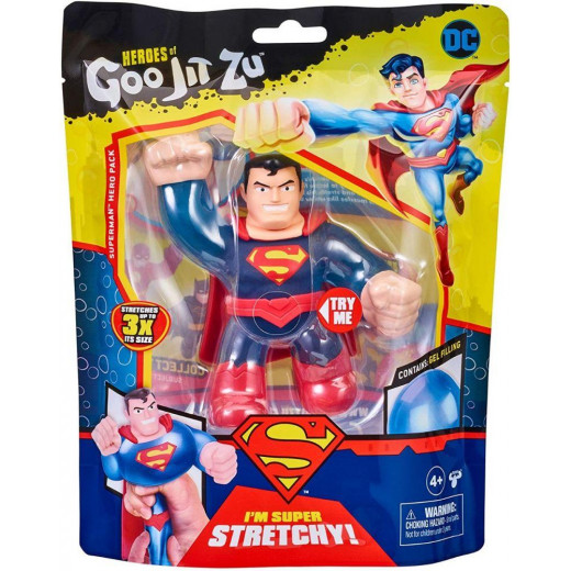 Goo Jit Zu Superman Action Figure Stretching