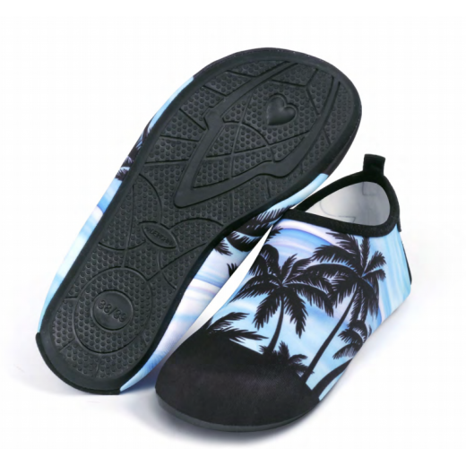 أحذية مائية للبالغين، تصميم شاطئ بحر أزرق، قياس 38-39