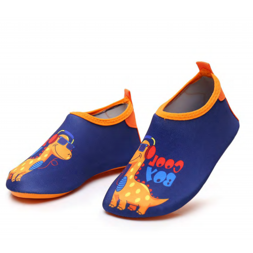 Aqua Shoes, Orange Dinosaur, 26-27 EUR