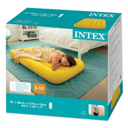 Intex Cozy Kids Airbed,  Blue Color, 88 cm x 157 cm x 18 cm