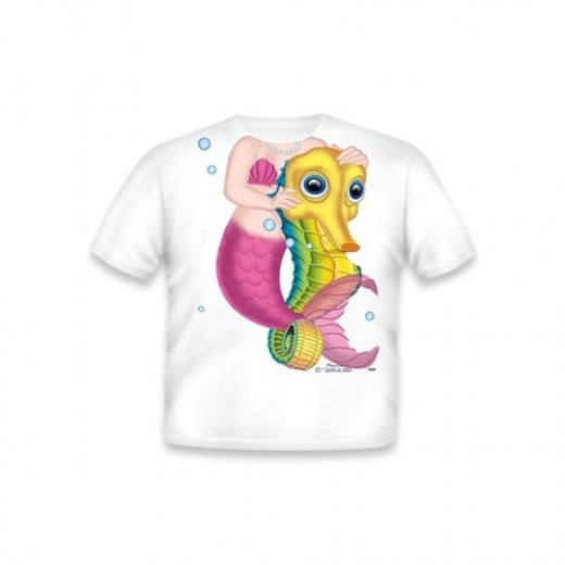 Just Add A Kid Seahorse Rider Mermaid 4t T-shirt