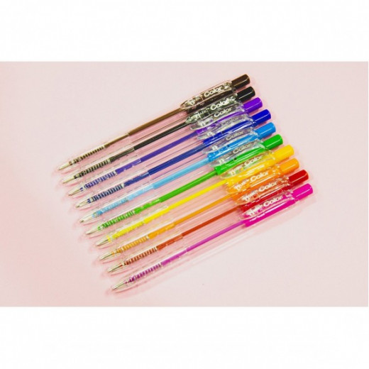 Bazic Retractable Pen 10 Colors