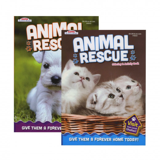 Kappa Animal Rescue Coloring & Activity Book