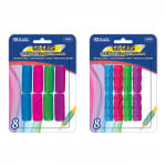 Bazic Gel Pencil Holder Pen Grip Assorted Color (8/Pack)