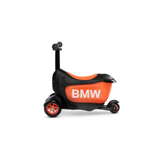 Mini Micro BMW Kids Scooter, Black/Orange